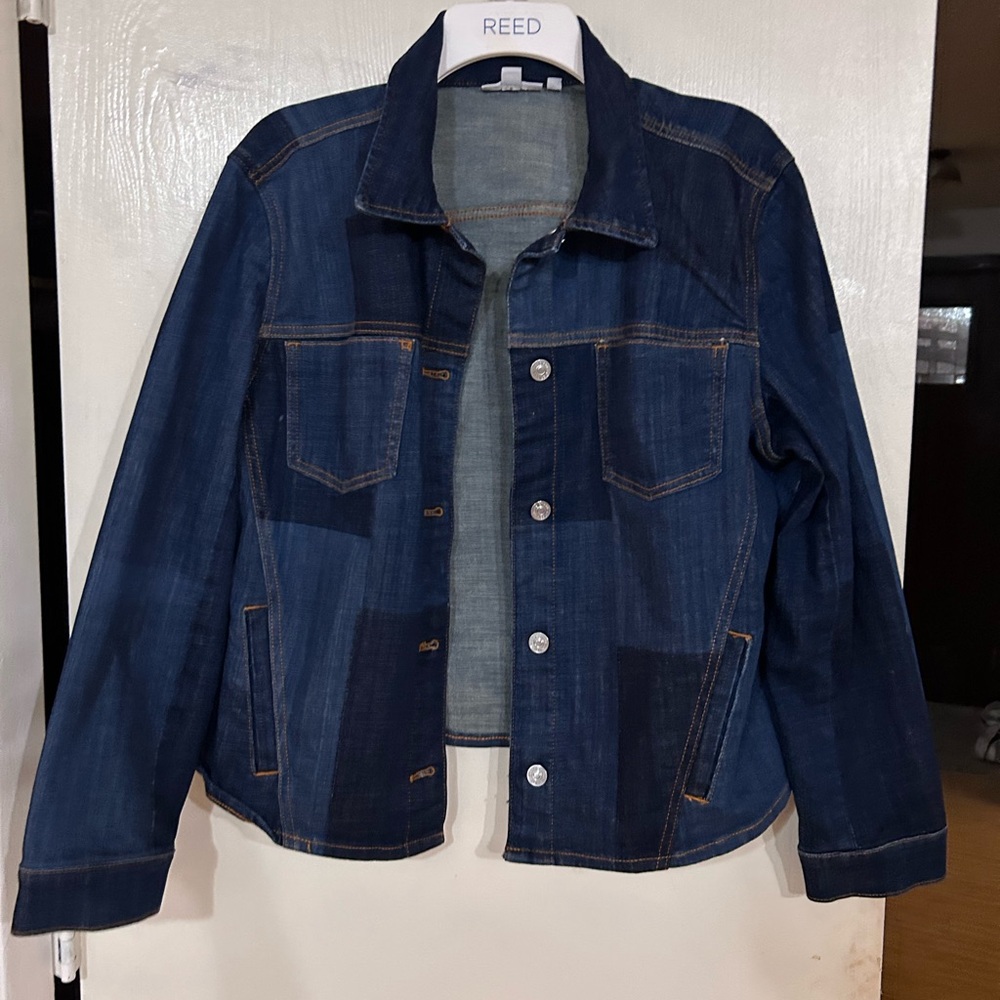 Chicos Patchwork Denim Jacket - image 2